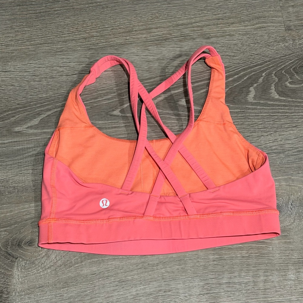 lululemon athletica Pink and Orange Sports Bra